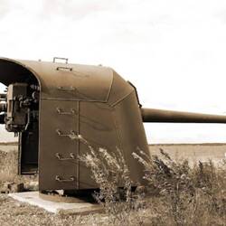 Historische Abbildung der Geschütze