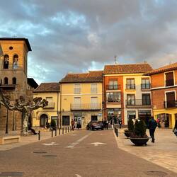 Main square in Carrion.