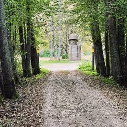 Eingang Militär Museum, im Oktober geschlossen