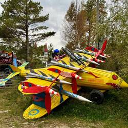 Etwas herunter gekommene Attraktion