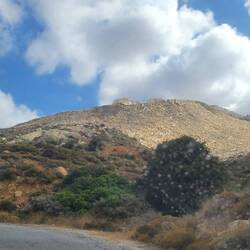 Driving over the mountains looking for marble quarries