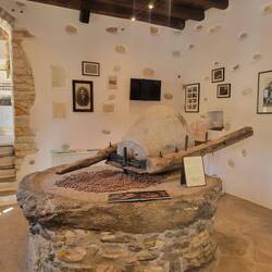 The original man powered olive press.