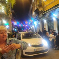 Car so close to Lori