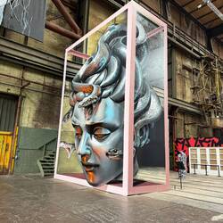 This 3d Medusa was really neat