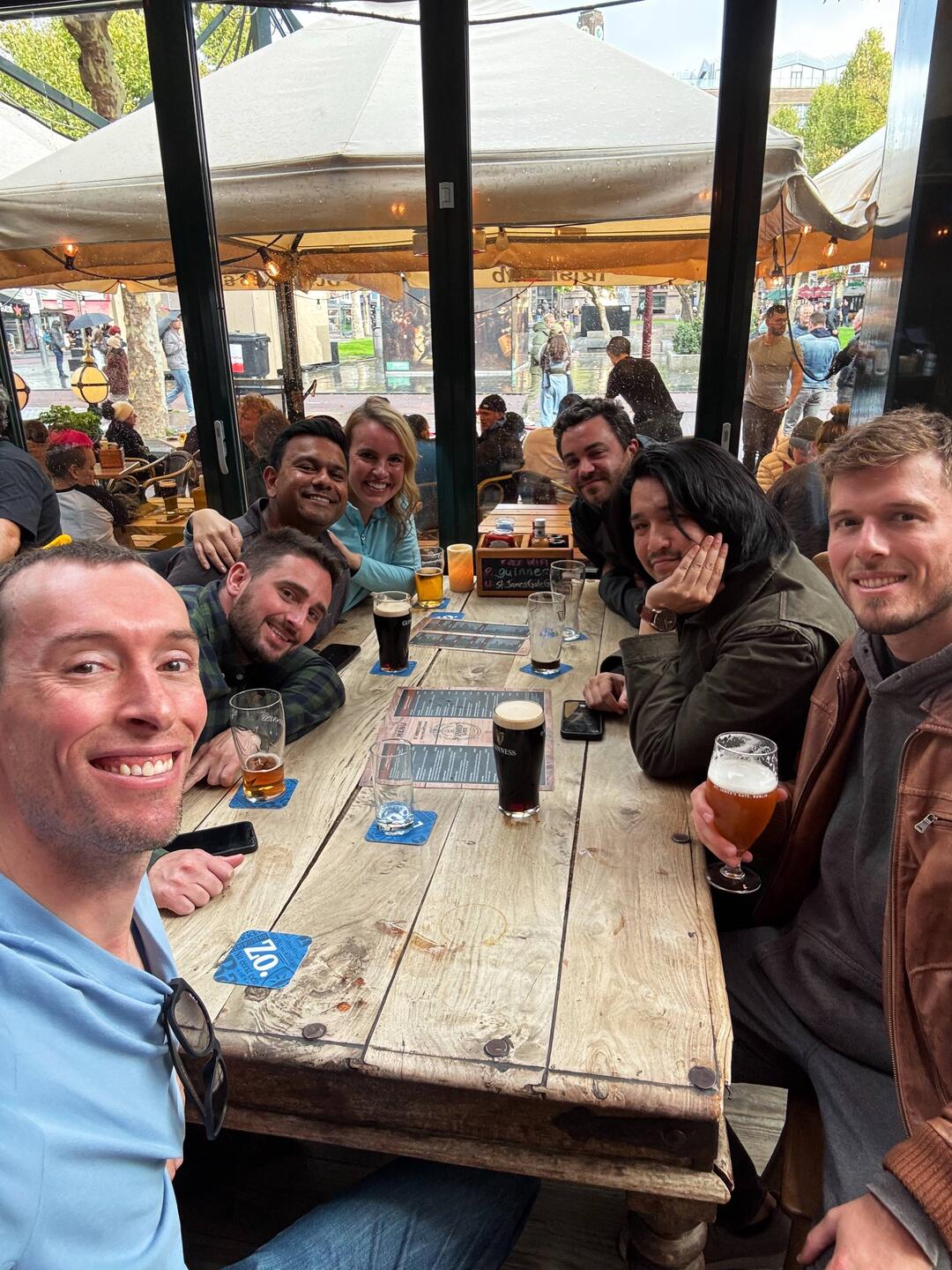 Enjoying our last afternoon as a group