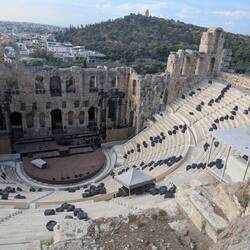 Odeon of Herodes Atticus an amphitheater inside the Acropolis