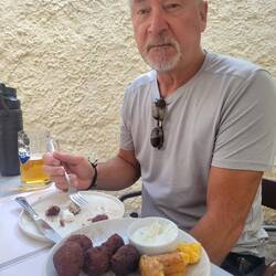 Nice lunch after a busy morning.