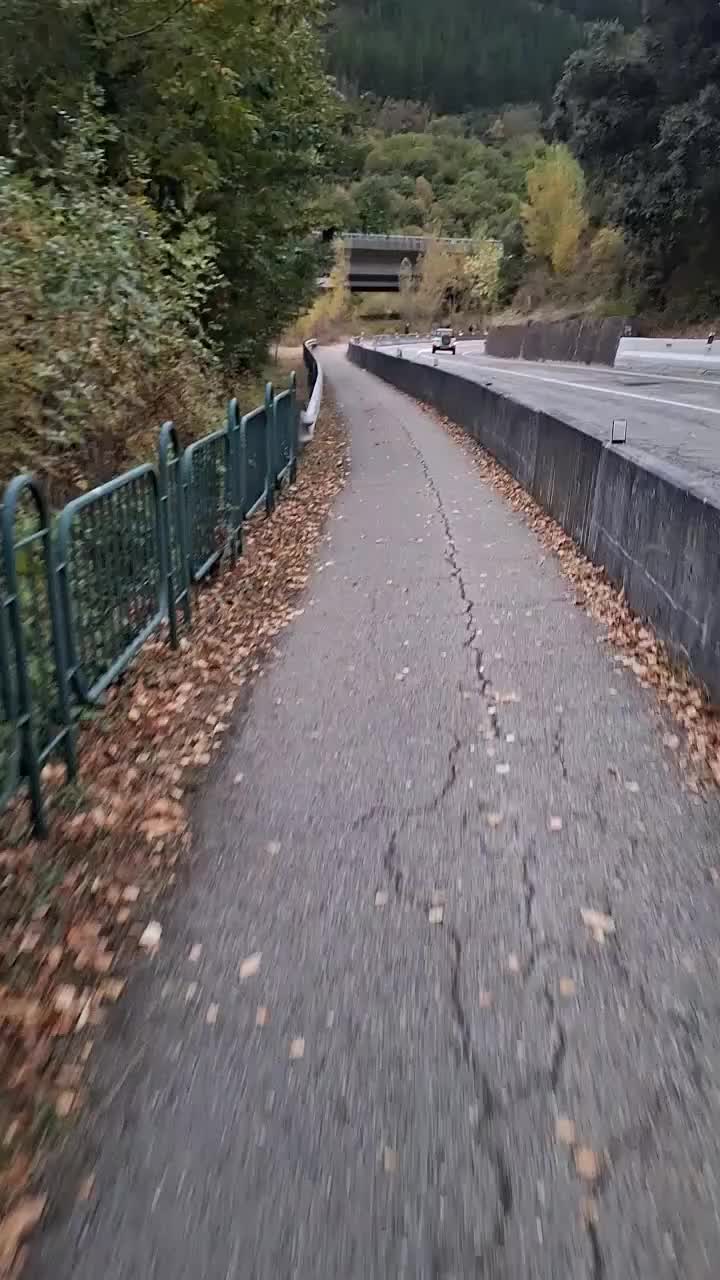 Esta fue la salida de del pueblo de hoy, con los primeros rayos de luz