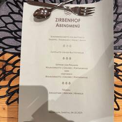 ...und als ob's nicht schon genug zu essen gegeben hätte, unser Abemdmenü