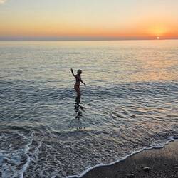 Sunrise at the beach