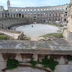 The coliseum at Pula
