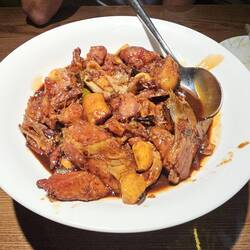 This was some fish dish ... meh. Would have preferred more dumpling. 😄