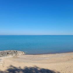 Home sweet home. We woke up to a beautiful warm sunny day. The lake was calling.