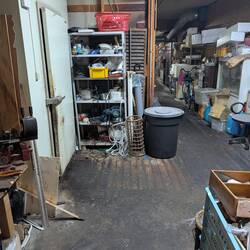 Gr8 walk to toilet via a sashimi processing kitchen and a loungeroom with a 3yo watching tv alone