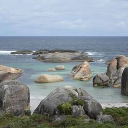 Elephant Rocks (they look like elephants wallowing)