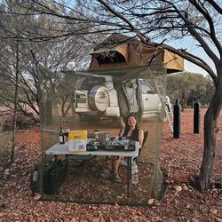 Fliegenschutz-Camping