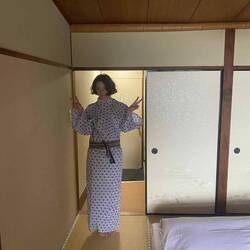 The yukata provided is acceptable to wear around the hotel, indeed the immediate neighbourhood