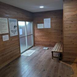 You get completely naked now, and proceed to next room with a sort of tea towel for modesty if want