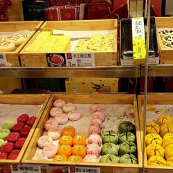 Not sure, but thinking these are pastries. (We've been fooled before...)