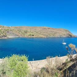 Panoramic view of Portbou