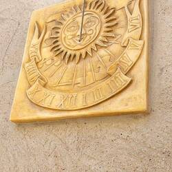 Sun dial on the wall