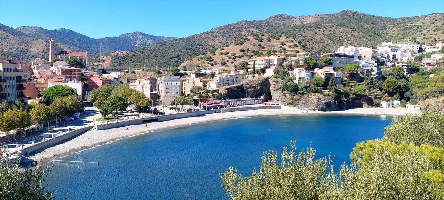 Looking down on Portbou
