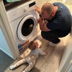 Mal schauen ob Papi das auch richtig macht