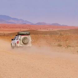 Auf der Fahrt durch klassisches Farmland...