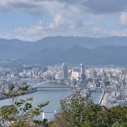 Blick auf die Großstadt