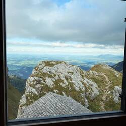 Blick aus dem Klofenster: "schöner schxxxen!"