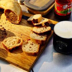 Und Brot gebacken wird natürlich auch...😉