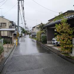 Quiet residential street