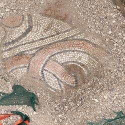 Fußbodenmosaik