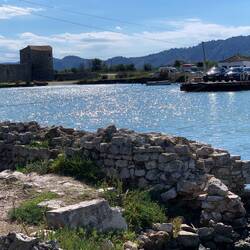 Der Blick zum dreieckigen venezianischen Kastell