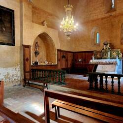 The pretty old abbey. Beautiful lights