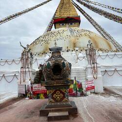 Boudhanath Buddhist stupa, important sacred site