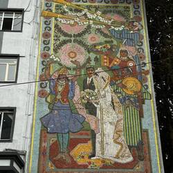 Soviet Mosaic building