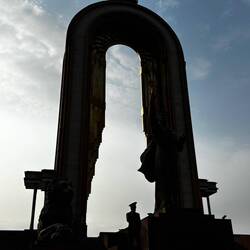 Friendship Square with a guard🤔