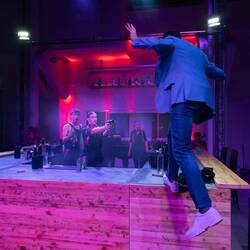 v.l.n.r.: Jeffrey Herminghaus, Aline Lettow, Johanna Bretschneider, Ljuban Zivanovic- Copyright: In