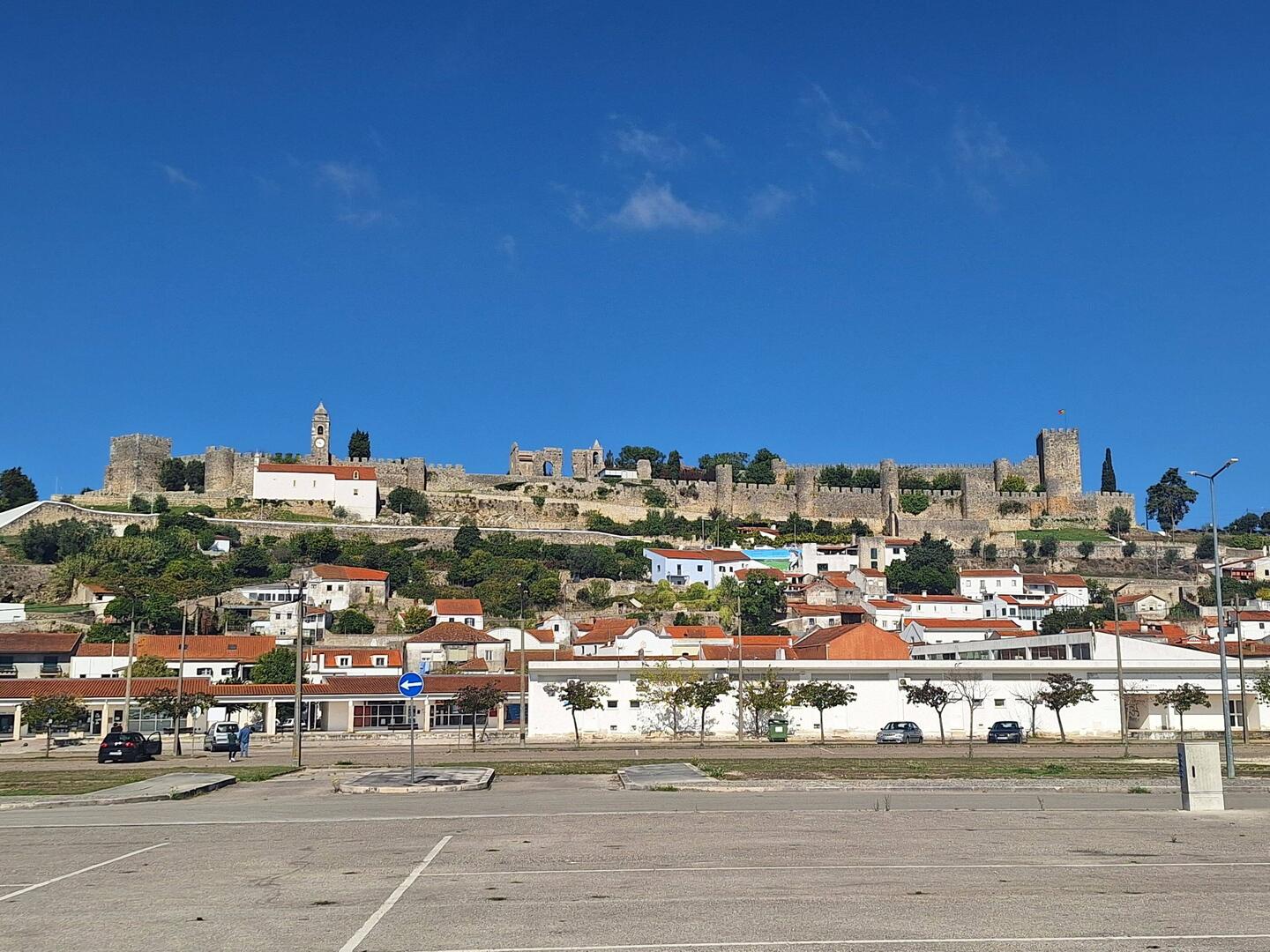 View of the Montemor-o-Velho walled city from the local town