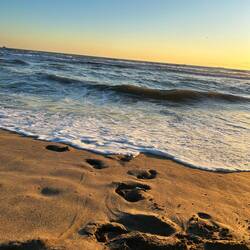 Spuren im Sand