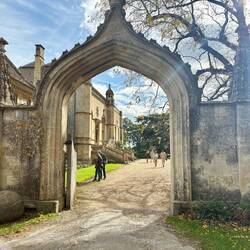 Entrance to the abbey