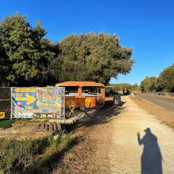 Happy to see a food truck on my walk today, as there were no towns for 17 km.
