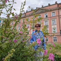 Schicke Wildblumenparks im Zentrum