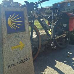 Y hoy dejé atrás el mojón de los 100km!!! Ya no queda nada!!