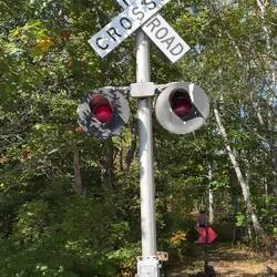 At the beginning of the Byway was the location of the Waukeag Station.