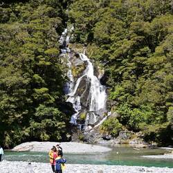 Fantail Falls, also on the Haast River