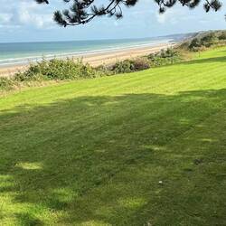 Omaha Beach from the cemetery