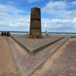 Memorial on Omaha Beach