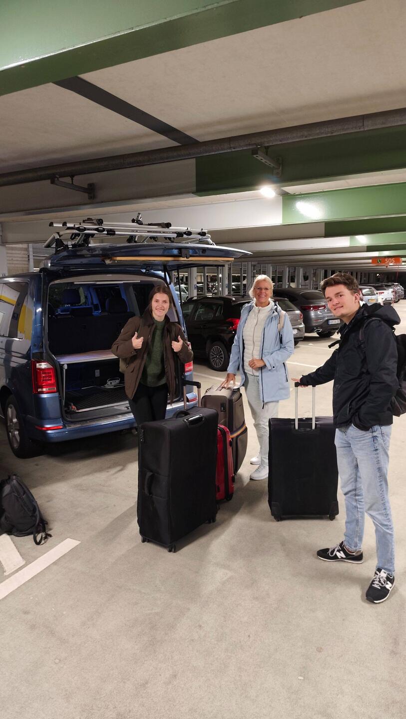 Jeder Urlaub beginnt mit P4 😉